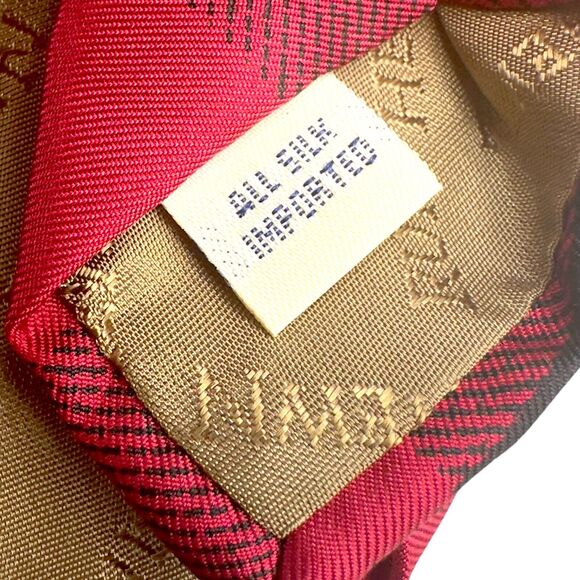 Ruff Hewn Mens Vintage Silk Dress Tie Made in USA Check Vintage Ski 58" 4"‎ - Picture 10 of 12